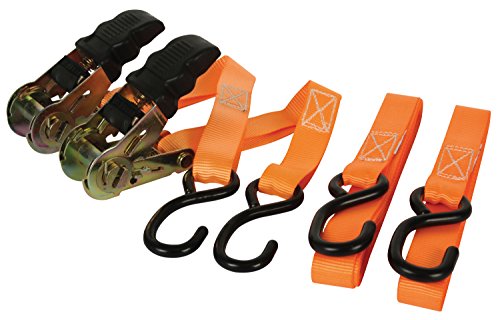 Perel Sangle D'arrimage Avec Tendeur À Cliquet 500kg - 25mm X 5m - 2 Pcs