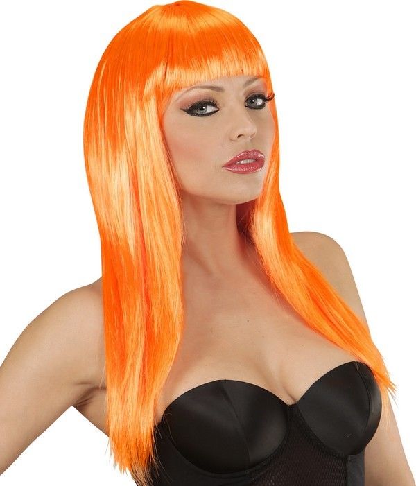 Orange Vogue Wig In Polybag 
