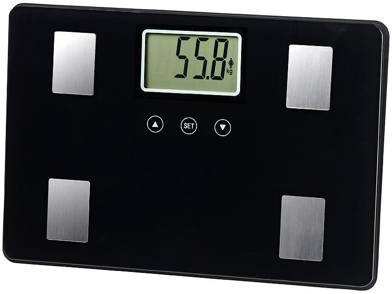 Pese Personne Digital Avec Analyse Corporelle Newgen Medicals 5 En 1 Noir 150 Kg Adulte