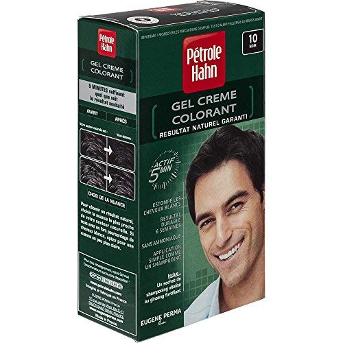 Parapharmacie En Ligne Beaute & Soins Produits De Soins Pour Homme Soins Des Cheveux Pour Homme Petrole Hahn Kit Gel Creme Colorant 10 : Noir Intense