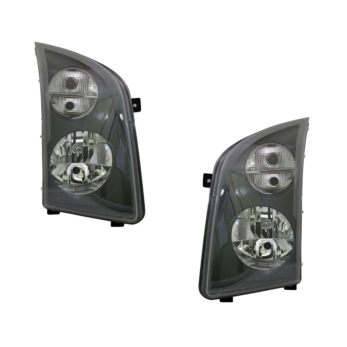 PHARES GAUCHE CONDUCTEUR DROIT PASSAGER NOIR VW CRAFTER 30 50 A PARTIR 072013