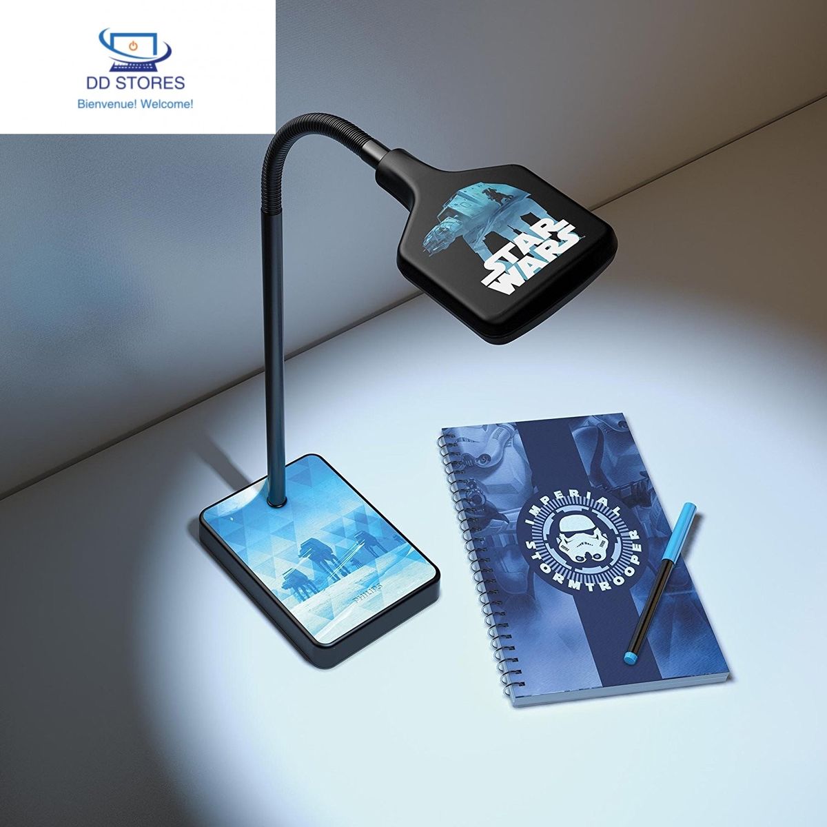 Philips Star Wars Lampe De Bureau Led 4 W Lumiere Blanche Claire Noir