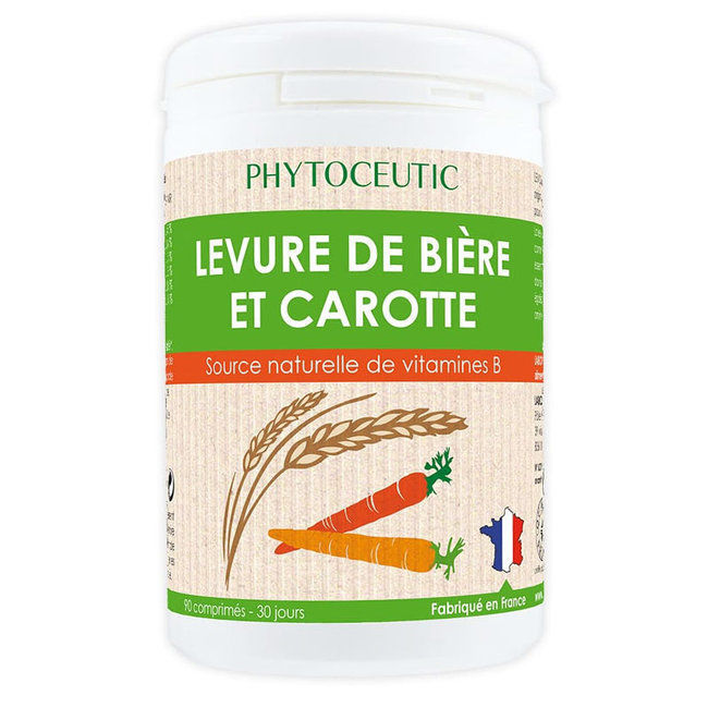 Phytoceutic Phytoc Lev Biere/carot 90cp - Boîte 90 Comprimes