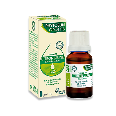 Phytosun Arôms Huile Essentielle Citron Jaune Bio 10ml