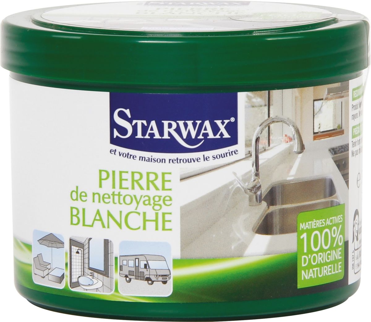 Starwax Soluvert Pierre Blanche De Netto...