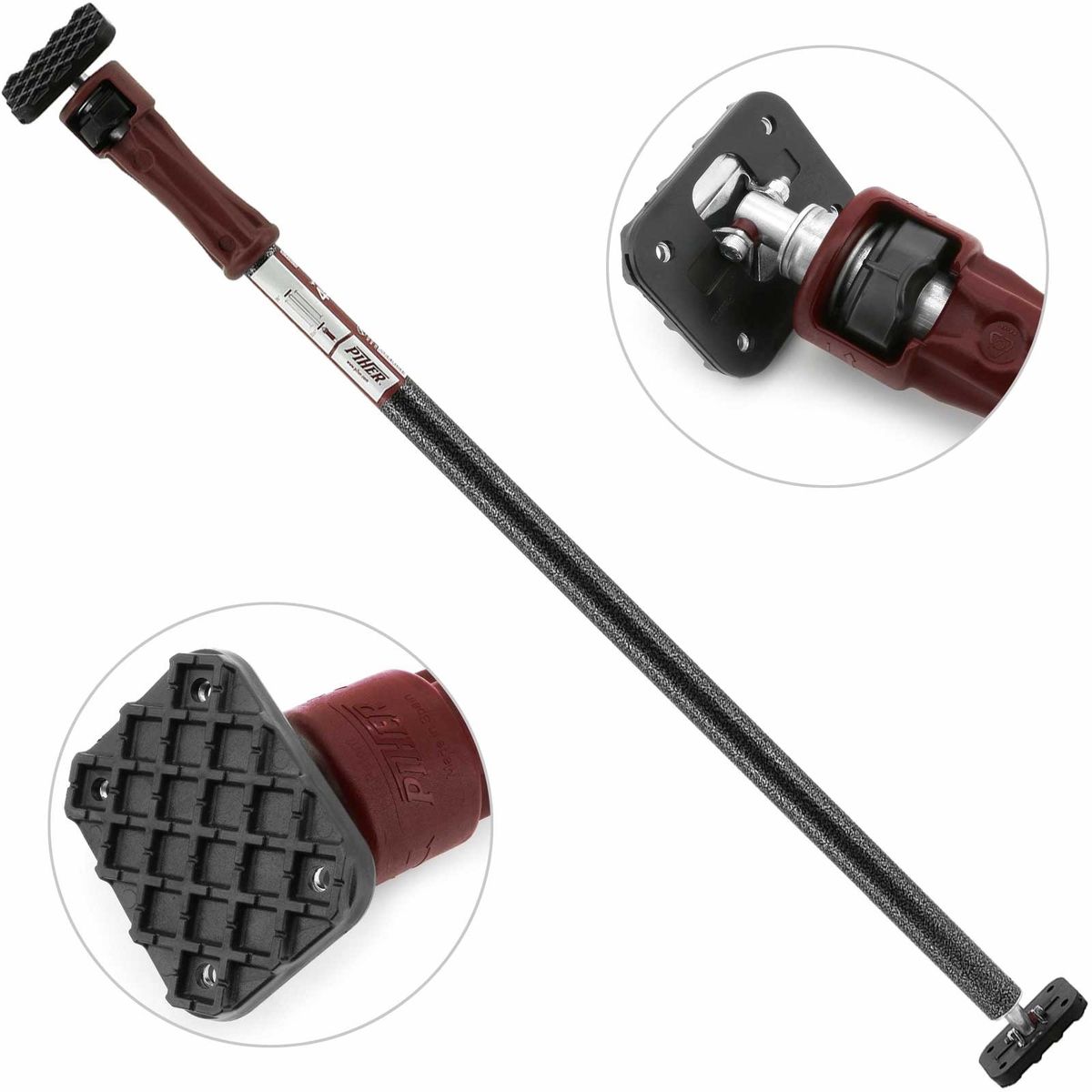 Presse Extensible Double Securite Piher 290 155 Caoutchouc Noir Protection Electrique De Serrage