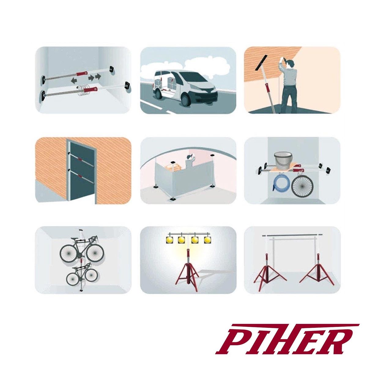 Presse Extensible Double Securite Piher 290 155 Caoutchouc Noir Protection Electrique De Serrage