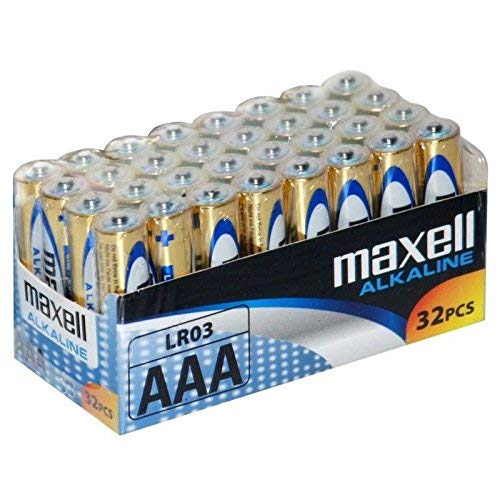 32 Piles AAA LR03 Alcaline MAXELL