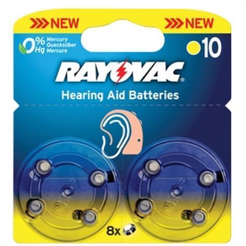 Piles Pour Aides Auditives 1.4 V 90 Mah 8 Pcs Rayovac 5