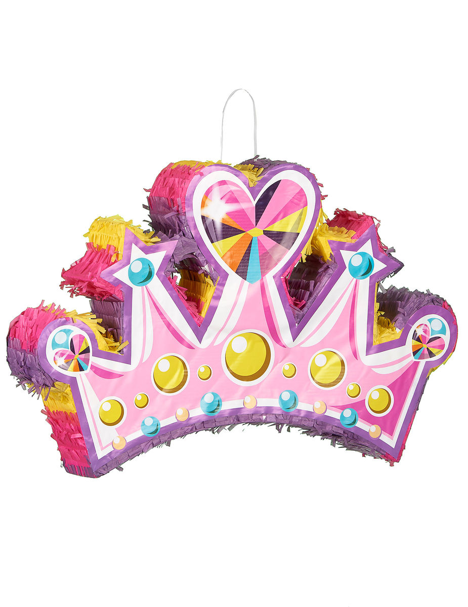 Piñata Couronne De Princesse Rose - Disney Princesses - 61cm - Pour Enfants A Partir De 3 Ans - Interieur