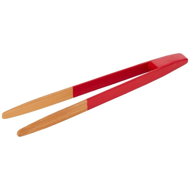 Pince a toast aimante rouge 24 cm Pebbly