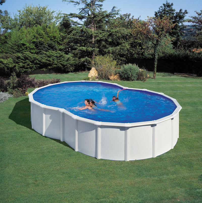 Gre Kit Piscine Hors Sol En Huit Avec Renforts En U 640 X 390 X 120 Cm