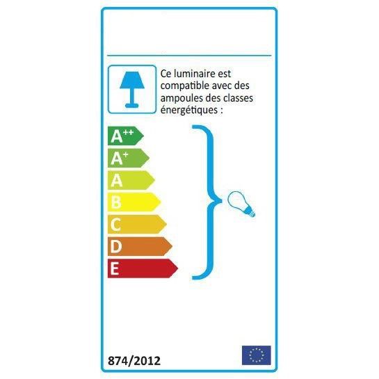 Plafonnier Rond Blanc Etanche Culot E27