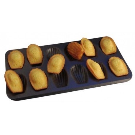 Plaque 12 Madeleines De 8 Cm Anti Adhesif
