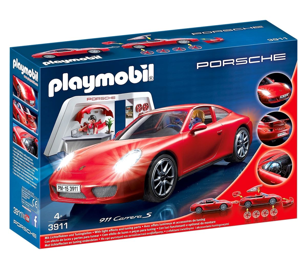 Playmobil - Atelier Avec Porsche 911 Carrera S - 3911