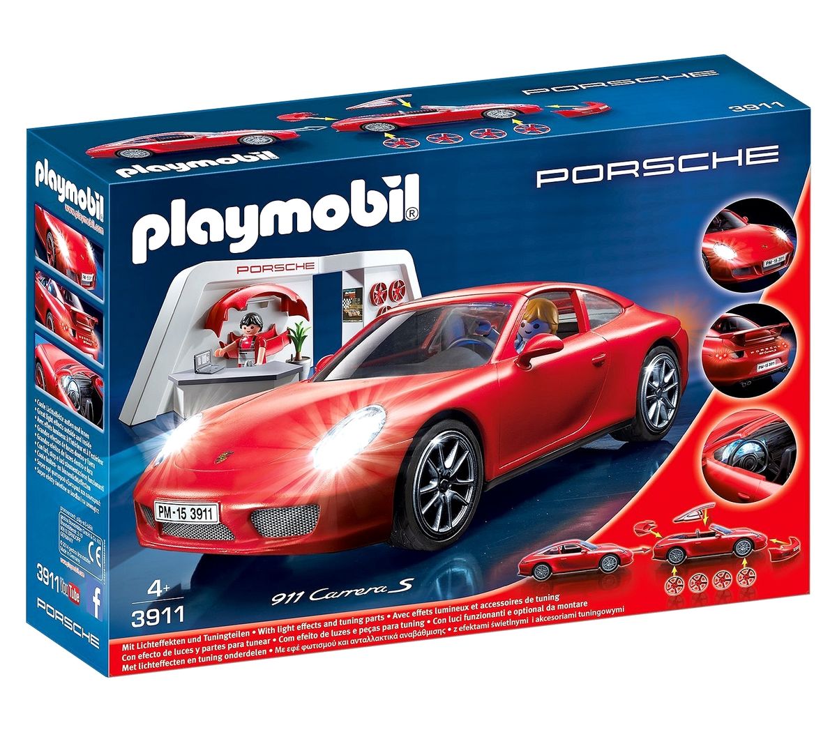 Playmobil 3911 - Atelier Avec Porsche 911 Carrera S