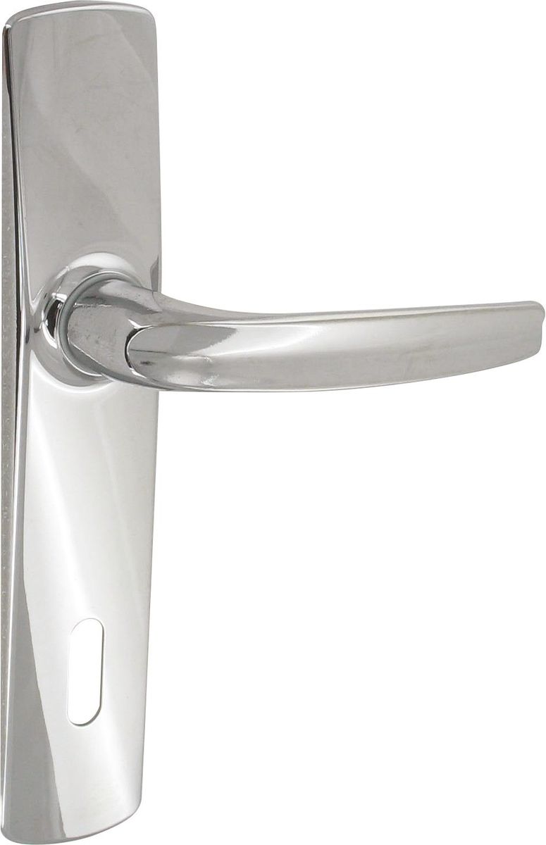 Poignee de porte zamac chrome Riv-Angers Vachette - Cle L