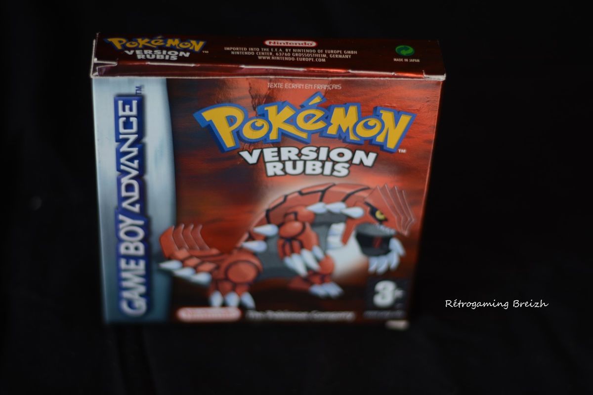 Nintendo Pokemon Version Rubis Game Boy Advance