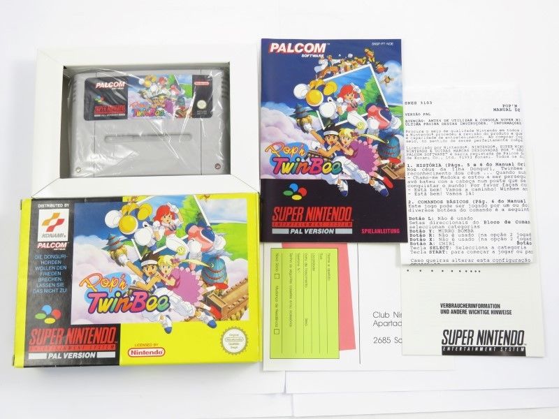 Pop'n Twinbee Snes Super Nintendo