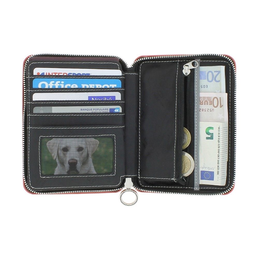 Portefeuille Compagnon Passeport Ogon Smart Wallets - Qp-platinium - Aluminium Matelasse - Gris