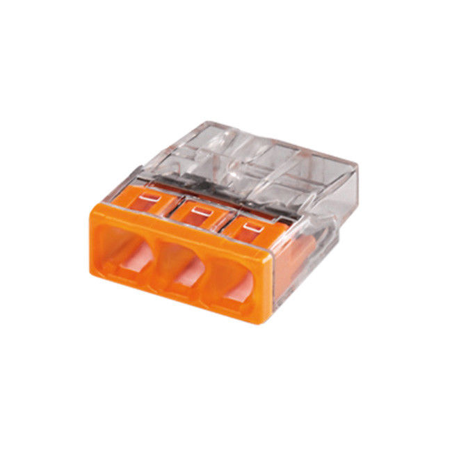 WAGO S2273 100 mini bornes de connexion rapide 3 entrees pour fils rigides - 2273-203 - Wago
