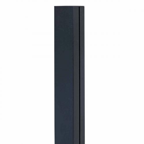 Poteau Nort Alupost 120 RL en aluminium, coloris anthracite H 1,2m