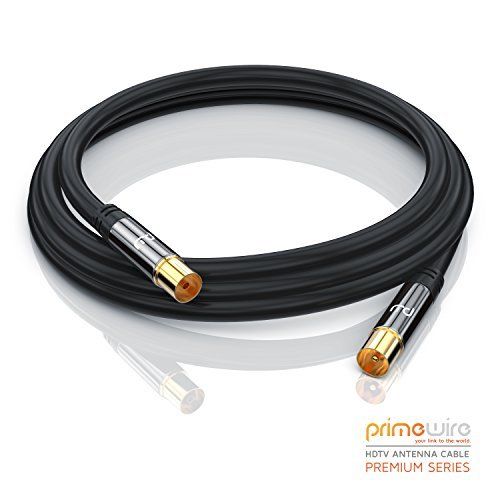 Premium Cable Antenne Coaxial Hd Tv Full Hd Blindage 135 Db Resistance 75 Ohm Or