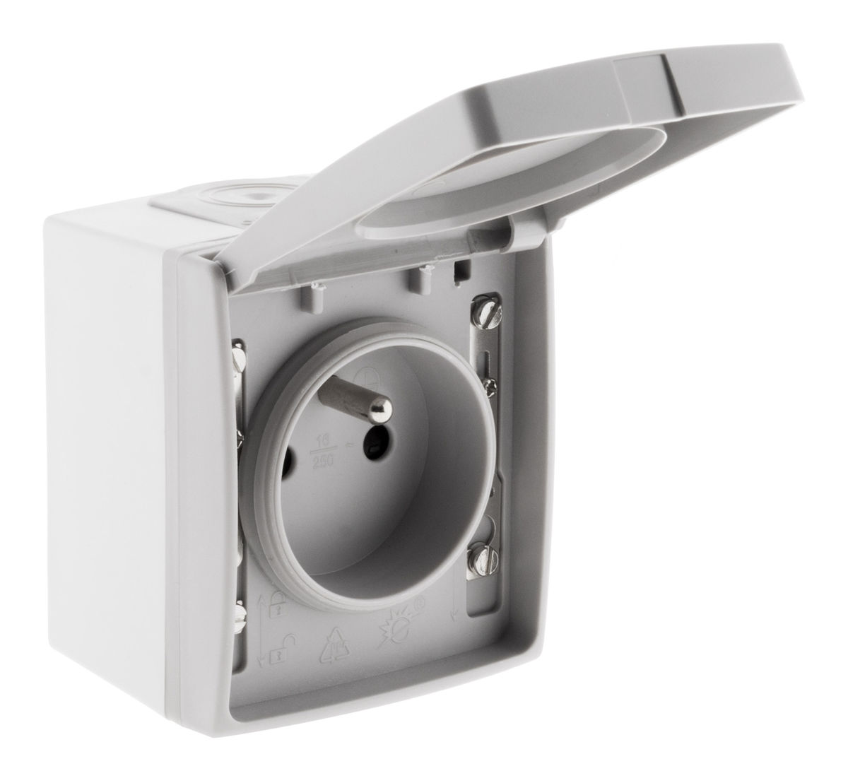 Prise 16A 2P+T etanche - IP55 - OROK
