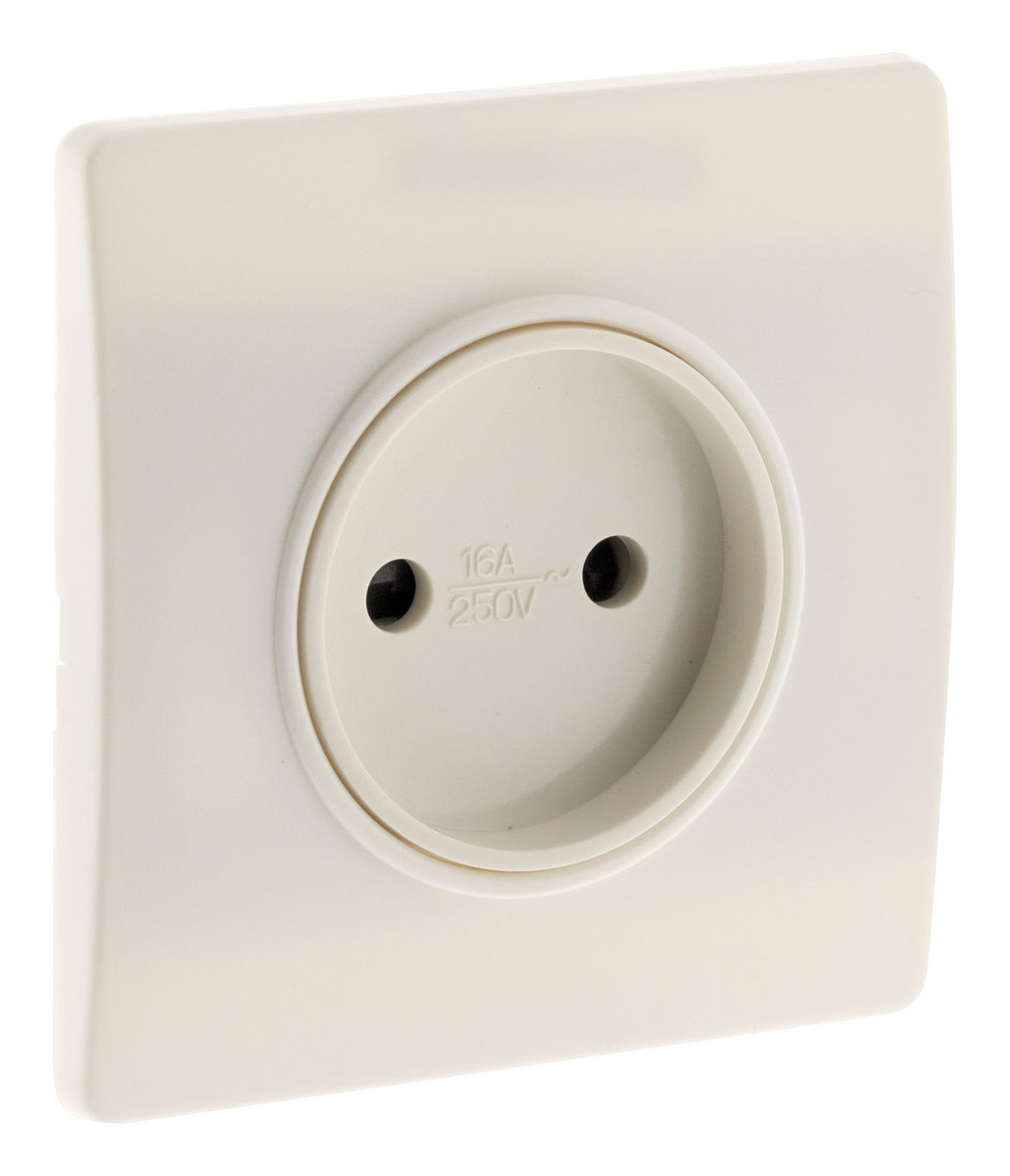 Prise 2p 16a Borneauto Vis + Griffes Diwone Blanc