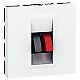 Prise Haut-Parleur Legrand Mosaic - 2 modules - blanc