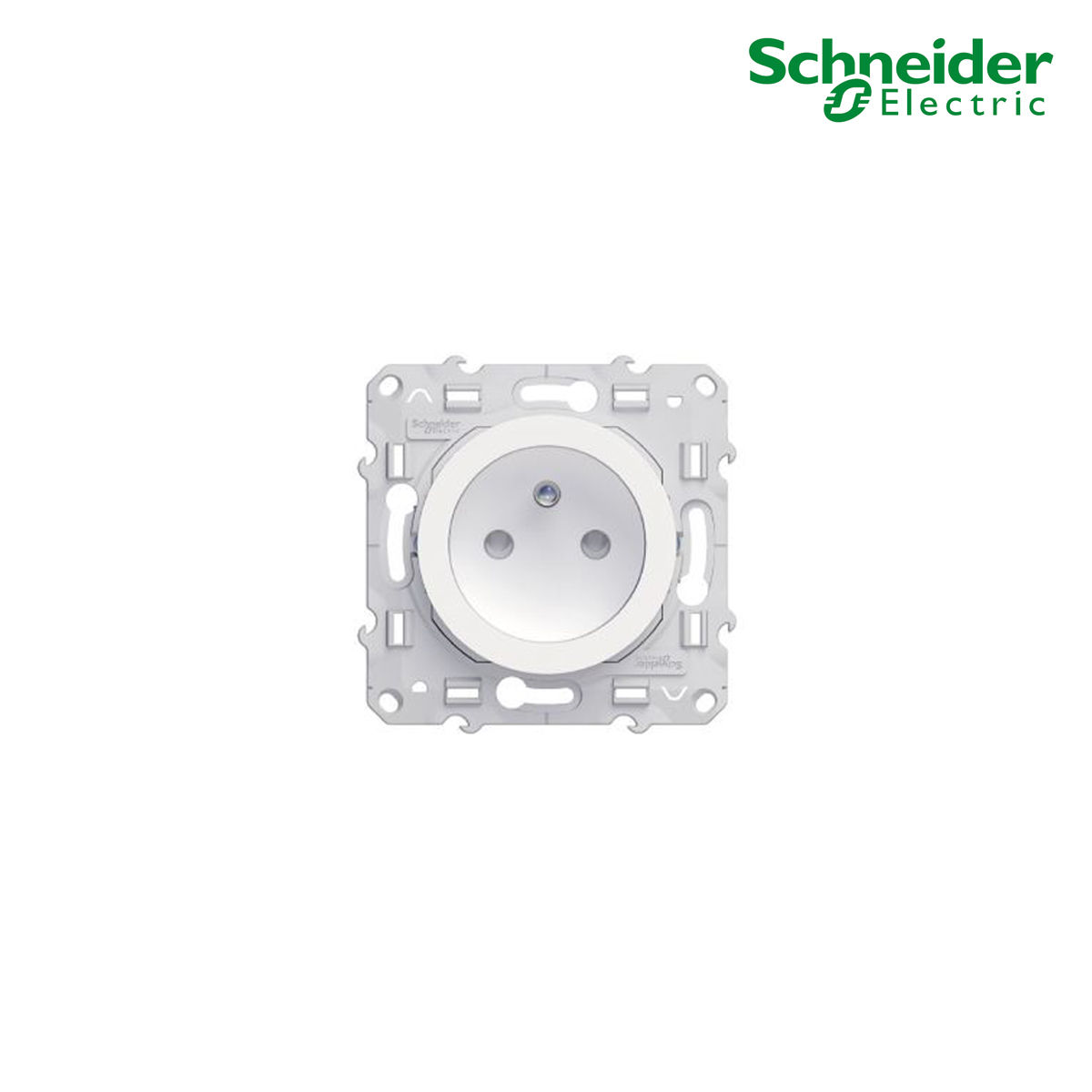 SCHNEIDER Odace Prise de courant 2P+T blanc - S520059 - Schneider