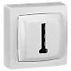Prise Telephone 8 plots Saillie Legrand Oteo Blanc Complet