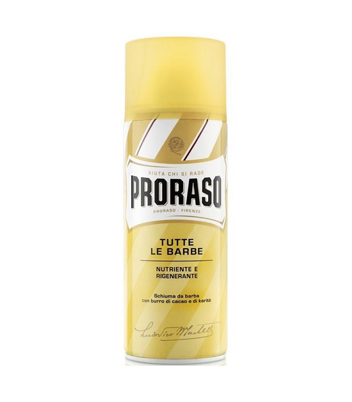 Mousse A Raser - Proraso - Jaune - 400ml - Hypoallergenique - Peaux Seches