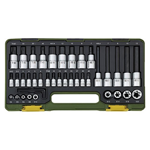 Coffret Doutils - Proxxon - 41 Pieces - Vis Tx Et Vis A 6 Pans Creux - Acier - Torx