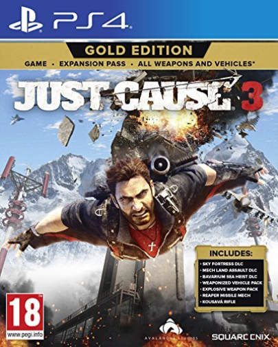 Just Cause 3 Gold Edition Ps4 Jeu Daction Square Enix Blu Ray 07 Avril 2017