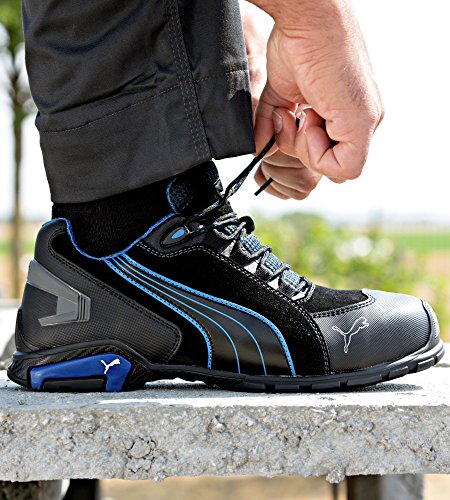 Chaussures de securite S3 SRC Puma Rio noires/bleues - 44 - PUMA SAFETY