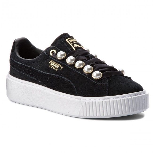 Puma Baskets Platform Bling Noir Femme