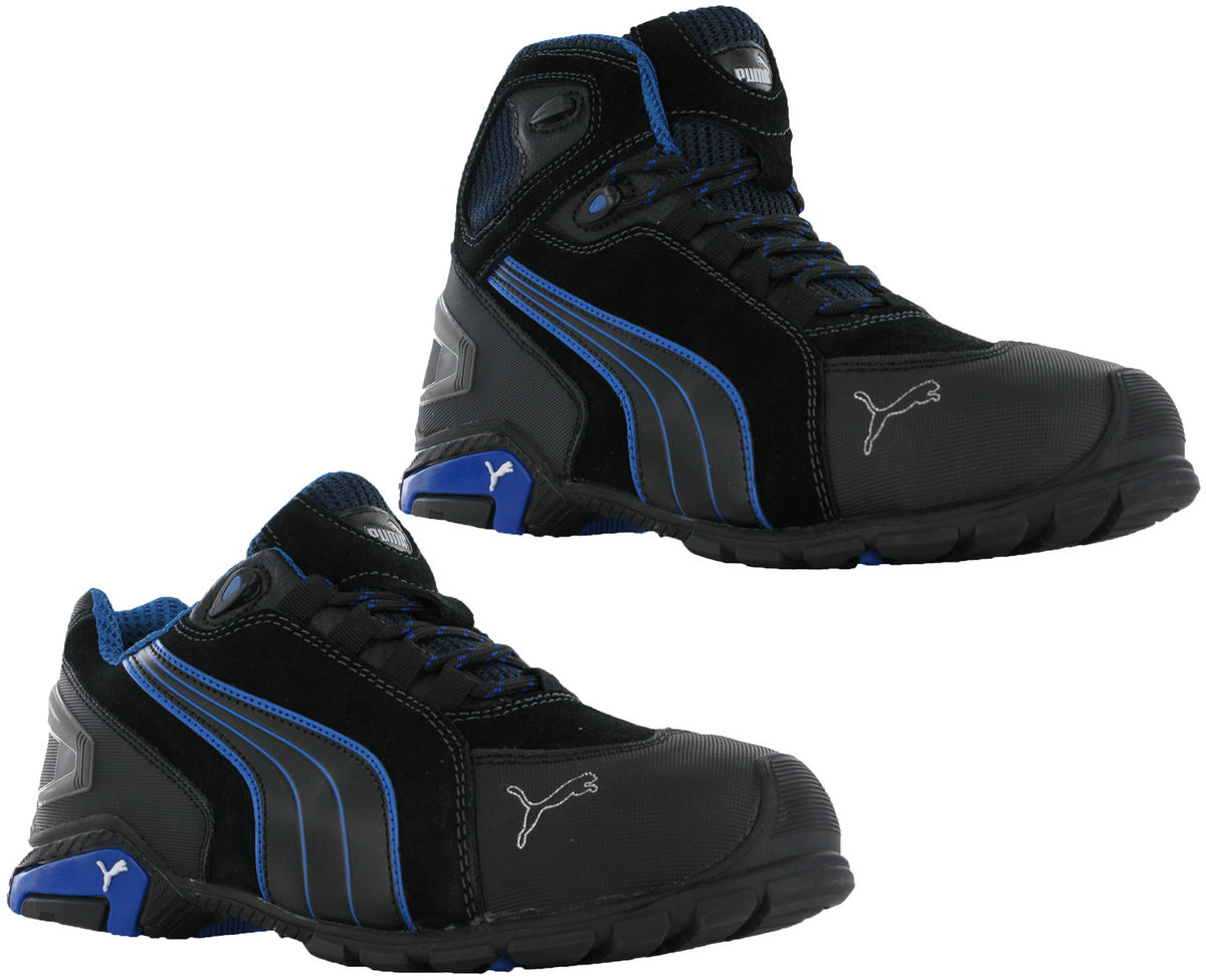 Puma Safety Shoes Chaussures De Securite S3l Fo Sr Puma Rio Noires/bleues Noir 41