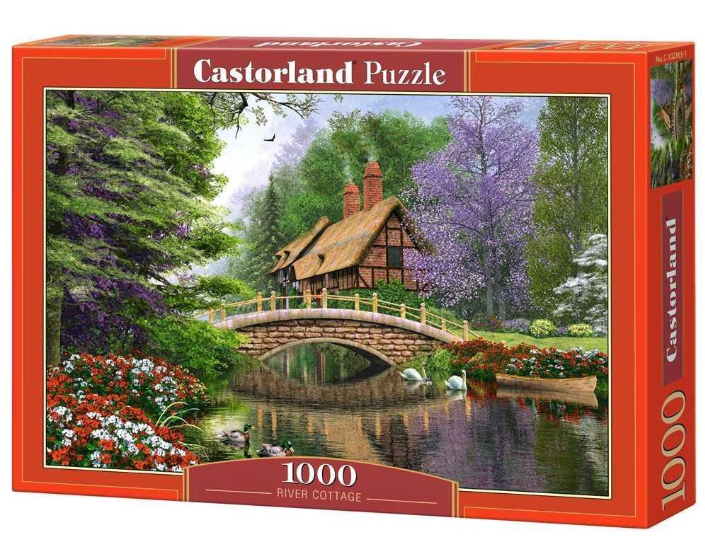 Puzzle 1000 Pieces - Cottage Sur La Riv ...
