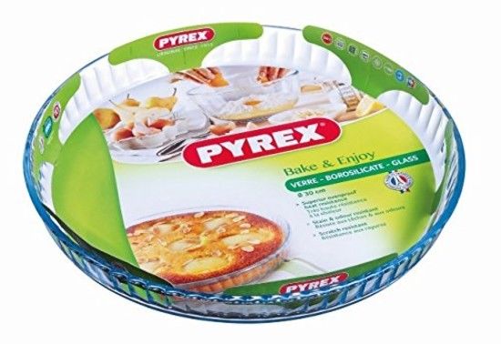 Pyrex 1040909 Bake & Enjoy Moule A Tarte En Verre Ø 31 Cm 814000