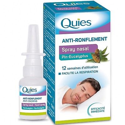 Quies Anti-ronflement Spray Nasal Pin-eucalyptus 15ml