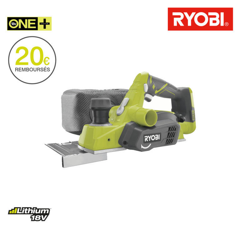 Ryobi - Rabot 82 Mm 18v One+a¢ - Vendu Sans Batterie Ni Chargeur