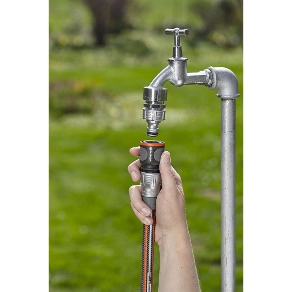 Raccord De Tuyau Gardena Premium O Int 19mm Metal Plastique Arrosage De Jardin