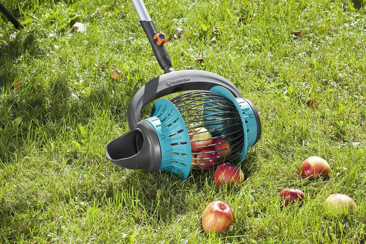 Gardena Ramasse Fruits Combisystem® Panier Plastique Pelle Integre Adapte Tous Types De Fruits Garantie 25 Ans 3108 20