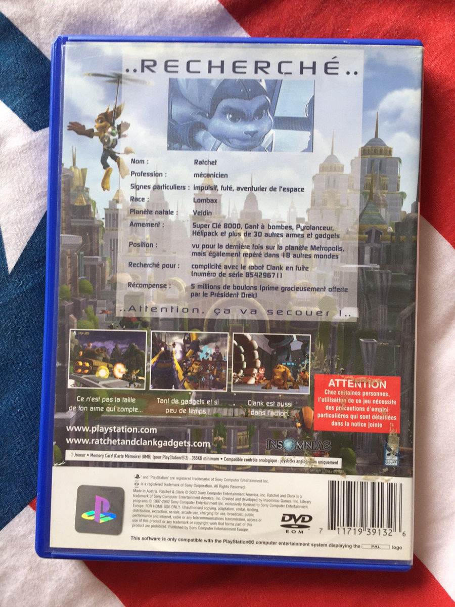 Produits Recycles Ratchet & Clank 3 Occasion Ps2