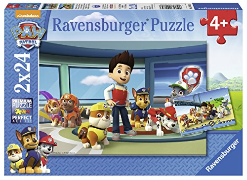 Puzzle Pat'patrouille - Ravensburger - 2 Puzzles De 24 Pieces - Animaux - Mixte