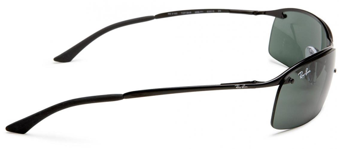 Ray Ban Lunettes De Soleil Top Bar Rb3183 Noir Mixte