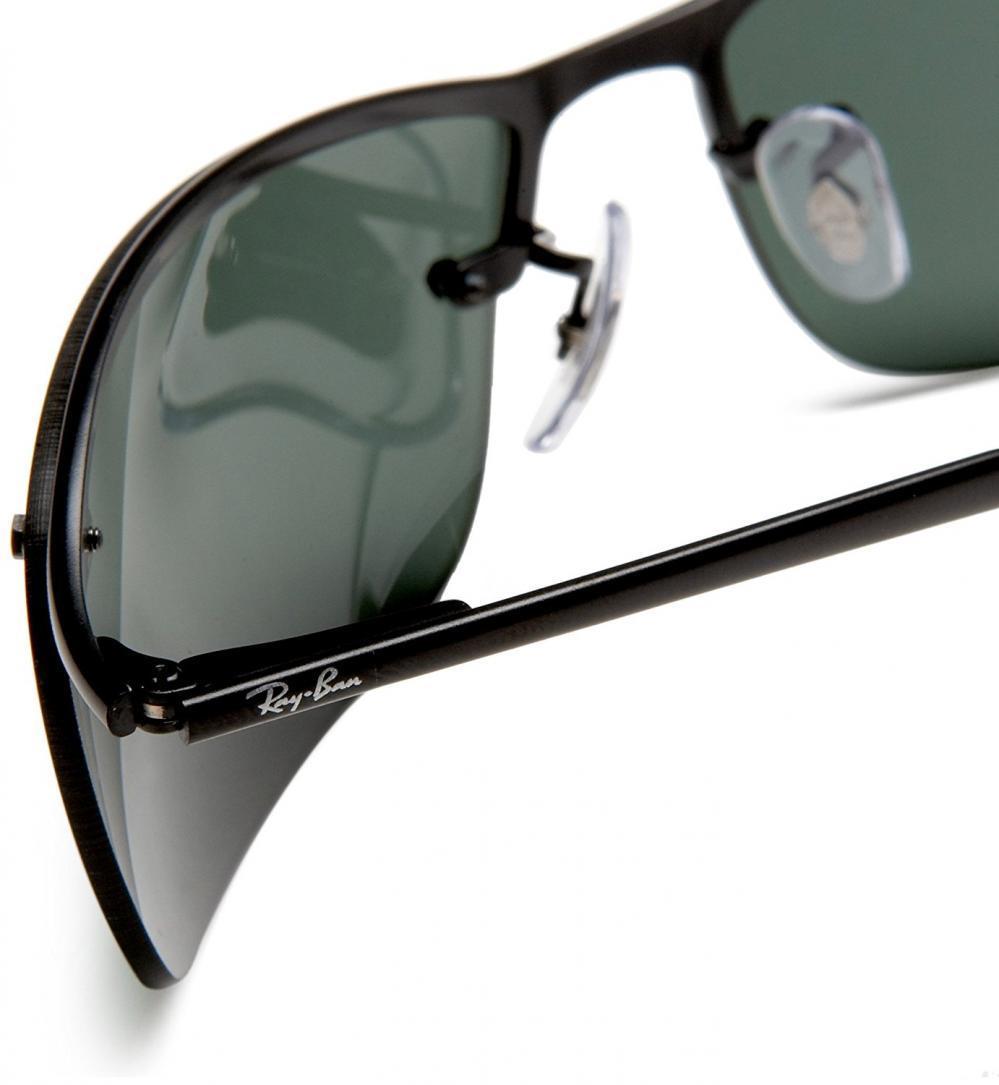 Ray Ban Lunettes De Soleil Top Bar Rb3183 Noir Mixte