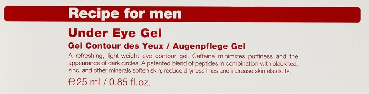 Recipe For Men Anti Cerne Et Anti Poches