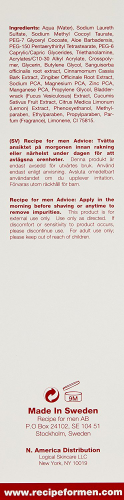 Recipe For Men Nettoyage Revitalisant Du...